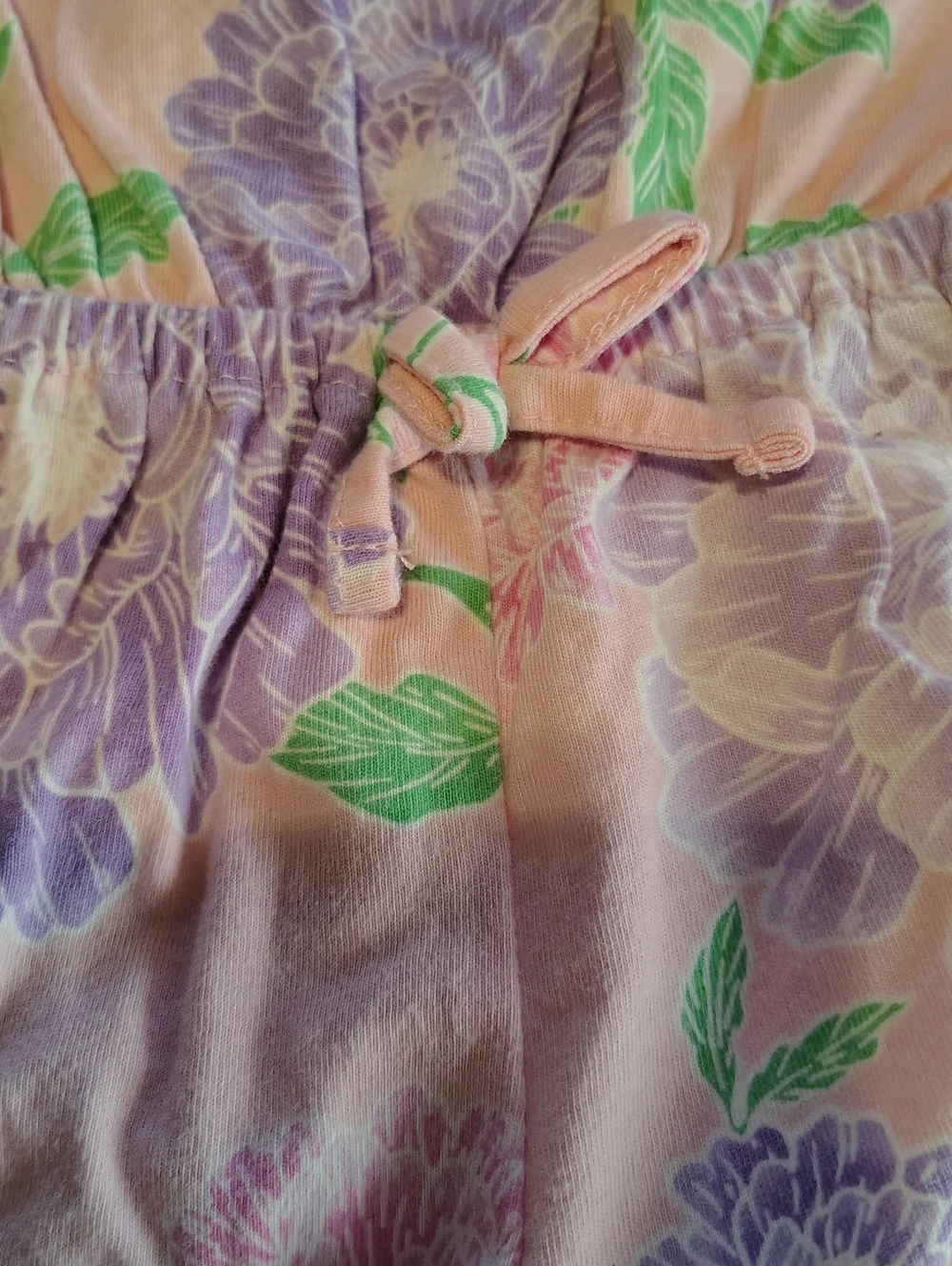 Children's Place Blue Purple Pink Floral Romper Bundle Set Size 18 To 24 Months